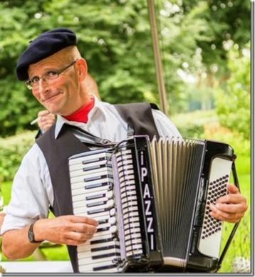 Accordeonist voor Sfeervolle Ambiance bij receptie & feest, Musique & Instruments, Enlèvement ou Envoi