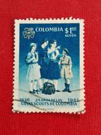 Colombia 1962 luchtpost: scouts, Postzegels en Munten, Postzegels | Amerika, Ophalen of Verzenden, Zuid-Amerika, Gestempeld