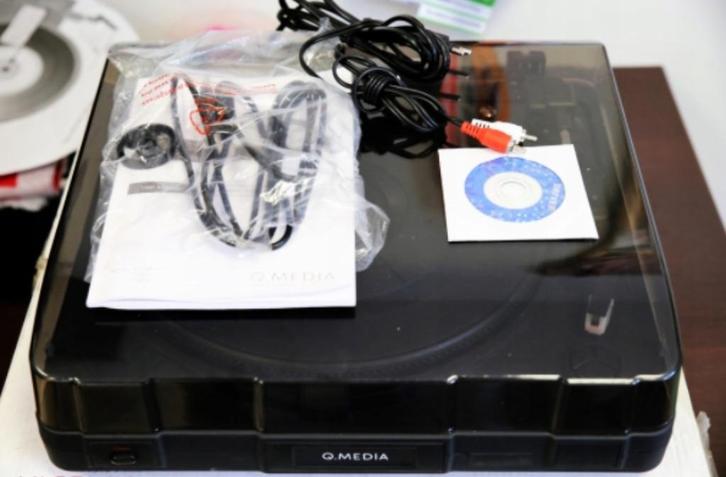 Platenspeler die vinylplaten rechtstreeks naar USB, Audio, Tv en Foto, Platenspelers, Zo goed als nieuw, Platenspeler, Overige merken