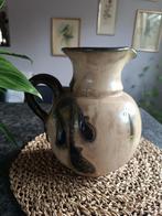 Splendide vase en grès Guérin, tourné main, Antiquités & Art, Enlèvement ou Envoi