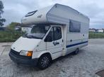 Oldtimer Ford transit elnagh alkoof camper 6 slaapplaatsen, Caravans en Kamperen, Mobilhomes, Alkoof, Ford, Treinzit, Particulier