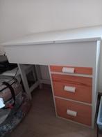 Lessenaar met 3 schuiven massief essenhout, Huis en Inrichting, Ophalen of Verzenden