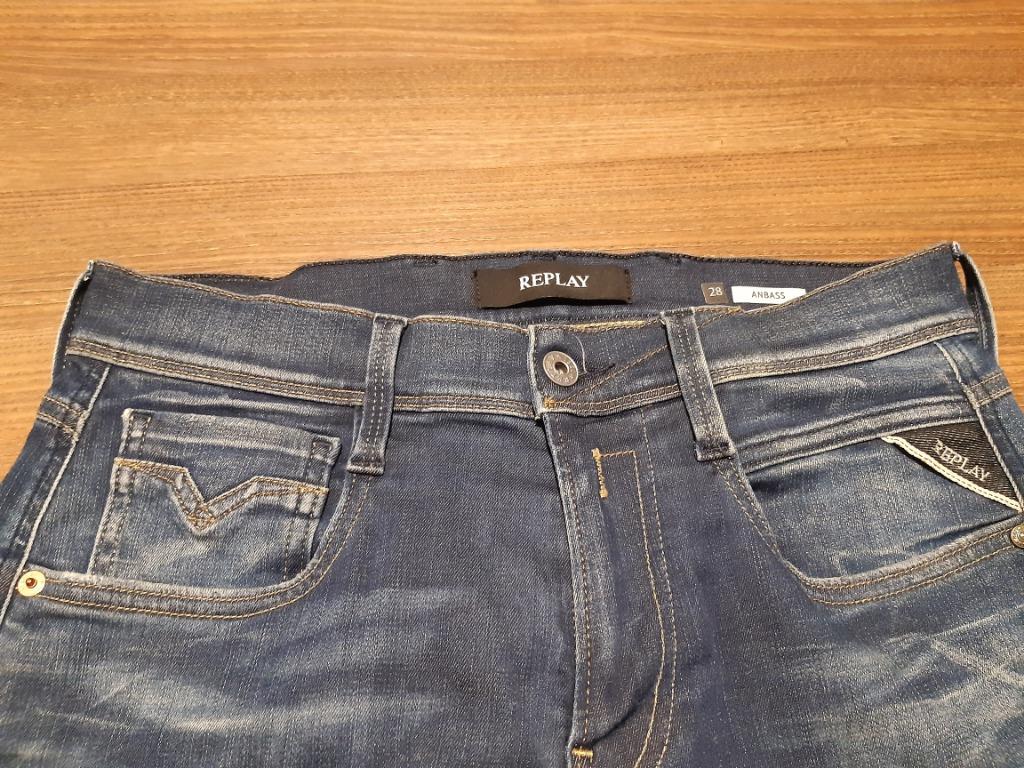 Jeans Replay, Ophalen, Blauw, W32 (confectie 46) of kleiner, Zo goed als nieuw