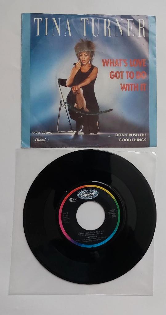 "7 Tina Turner – What's Love Got To Do With It, CD & DVD, Vinyles Singles, Single, 7 pouces, Enlèvement ou Envoi