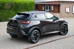 Nissan Juke AUTOMAAT*ACHTERUITRIJCAMERA*KEYLESSGO*TREKHAAK*, Auto's, Stof, Parkeersensor, Zwart, 5 zetels