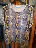 Brax shirt met pythonprint aan voorzijde, Bruin, Brax, Ophalen of Verzenden, Korte mouw