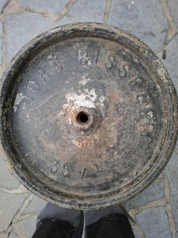 Tonneau Dorn Bissegem en métal 35 Litres, Enlèvement ou Envoi, Utilisé, Panneau, Plaque ou Plaquette publicitaire, Autres marques