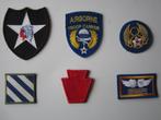 Lot US patches(kopie), Emblème ou Badge, Autres, Enlèvement ou Envoi