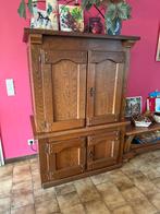 Massief eiken living set, Antiek en Kunst, Ophalen