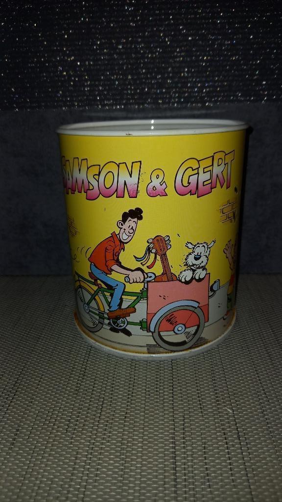 Oude Samson spaarpot, Verzamelen, Film en Tv, Gebruikt, Tv, Gebruiksvoorwerp, Ophalen of Verzenden