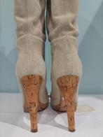 575C* Casadei - sexy bottes beiges full cuir (36), CASADEI, Beige, Porté, Bottes hautes