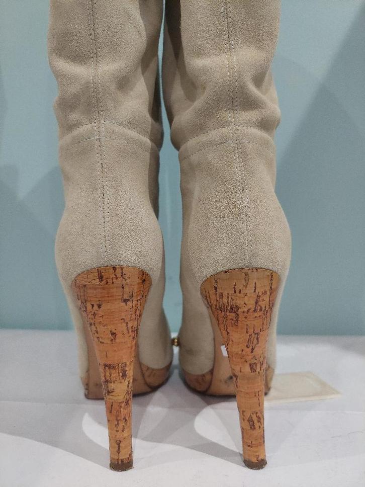 575C* Casadei - sexy bottes beiges full cuir (36), Vêtements | Femmes, Chaussures, Porté, Bottes hautes, Beige, Envoi