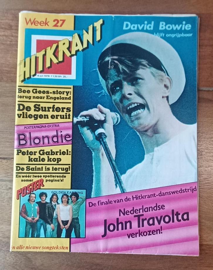 Hitkrant/ 1978/ Bowie/ Golden Earring/ Blondie / AC/DC, Verzamelen, Tijdschriften, Kranten en Knipsels, Tijdschrift, Ophalen of Verzenden