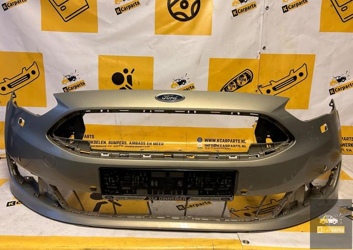 VOORBUMPER FORD C-MAX 2016+ PDC KLS LKN0097A bumper, Auto-onderdelen, Carrosserie, Bumper, Ford, Voor, Gebruikt