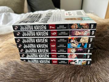 Manga - jujutsu kaisen boekjes 0 t/m 7 beschikbaar voor biedingen