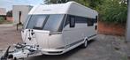 Hobby 540 KMFE (stapelbed) + Voortent + luifel + mover, Caravans en Kamperen, Stapelbed, Hobby, Treinzit, Mover