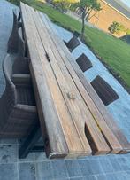 Terras tafel, Ophalen
