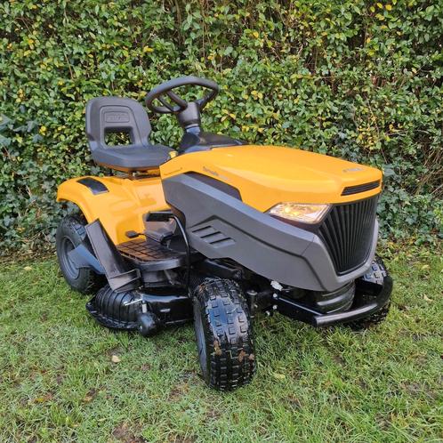 Stiga Tornado 2098 H hydrostaat zitmaaier 10-2021, Tuin en Terras, Zitmaaiers, Zo goed als nieuw, 90 tot 120 cm, Elektrische starter