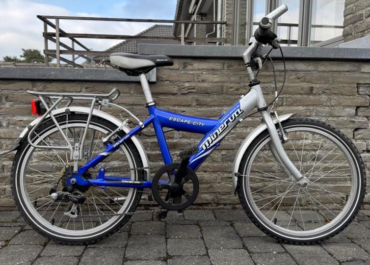 Kinderfiets Minerva, Fietsen en Brommers, Fietsen | Jongens, Gebruikt, 20 inch, Versnellingen, Ophalen