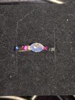 Bague couleur or taille 15 mm véritable opale australienne t, Autres matériaux, Femme, Plus petit que 17, Enlèvement ou Envoi
