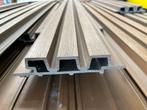 Gevelbekleding teak triple profiel, Doe-het-zelf en Bouw, Platen en Panelen, Ophalen, Zo goed als nieuw, Overige materialen, 20 tot 50 mm