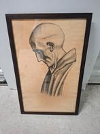 Moine au fusain, Enlèvement