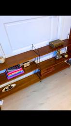Prachtige vintage modulaire wandplanken. /  'string'-rek, Ophalen, Met plank(en), 100 tot 150 cm, Zo goed als nieuw