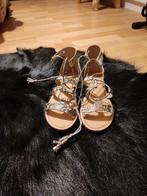 Sandalen slangenprint Coco Bella, Kleding | Dames, Schoenen, Coco Bella, Ophalen of Verzenden, Zo goed als nieuw, Bruin