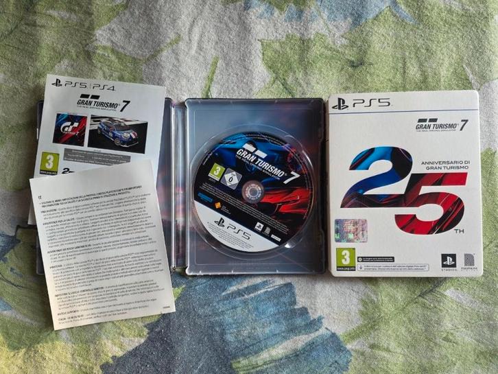 Gran Turismo 7 25th Anniversary PS5 - With Steelbook, Consoles de jeu & Jeux vidéo, Jeux | Sony PlayStation 5, Comme neuf, Enlèvement ou Envoi
