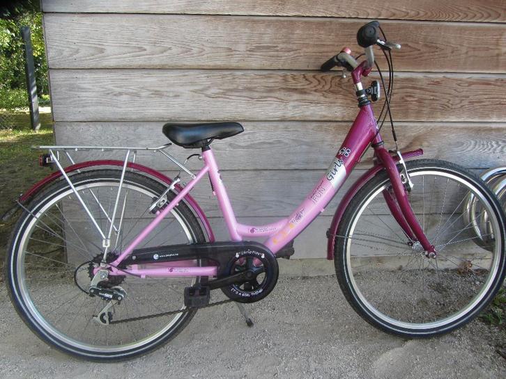 Schitterende st. 24 inch Fun Girls, 8-12j , volledig in orde, Fietsen en Brommers, Fietsen | Meisjes, 24 inch, Versnellingen, Ophalen of Verzenden