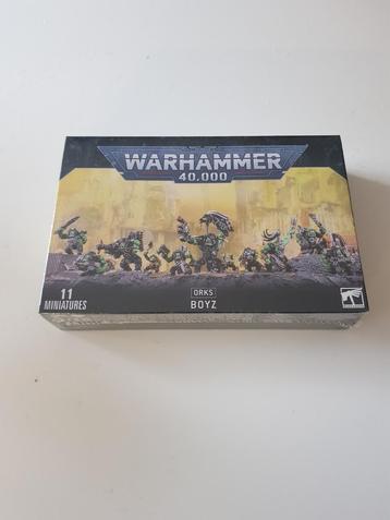 Warhammer 40K: orks: Boyz 11 miniatures, sealed  beschikbaar voor biedingen