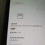 Table a manger blanche a rallonge neuve, Enlèvement, Comme neuf