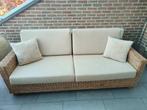 rotan zetels, Huis en Inrichting, Zetels | Zetels, Ophalen, Gebruikt, 150 tot 200 cm, Rechte bank