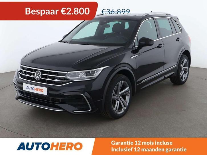 Volkswagen Tiguan 2.0 TDI R-Line 4Motion (bj 2022), Auto's, Volkswagen, Te koop, Tiguan, 360° camera, 4x4, ABS, Achteruitrijcamera