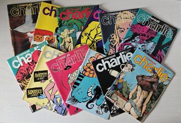 Charlie Mensuel 1er série année 1980 complète 12 tomes disponible aux enchères