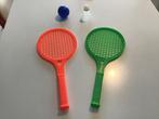Badminton oranje en groen, kunststof, Comme neuf, Enlèvement ou Envoi