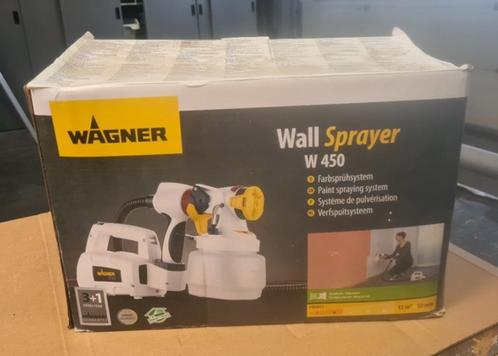 Wagner muurspuit W450, Doe-het-zelf en Bouw, Schildersmaterialen, Gebruikt, Verfspuit of Verfpomp, Ophalen of Verzenden