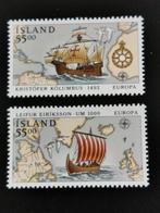 Islande 1992 - Europe CEPT - voiliers, bateau viking **, Timbres & Monnaies, Enlèvement ou Envoi, Non oblitéré, Islande