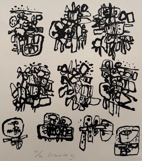 Corneille | handgesigneerde litho | 1962 (ZELDZAAM), Antiek en Kunst, Kunst | Litho's en Zeefdrukken, Ophalen of Verzenden