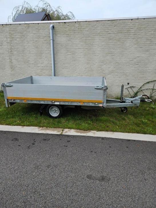 Eduard plateau aanhangwagen geremd, Auto diversen, Aanhangers en Bagagewagens, Gebruikt, Ophalen