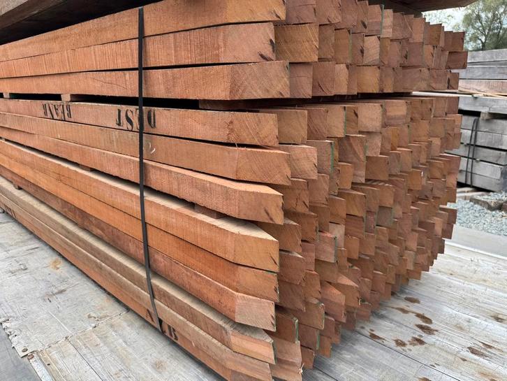 Azobe palen, Tuin en Terras, Palen, Balken en Planken, Zo goed als nieuw, Palen, Ophalen of Verzenden