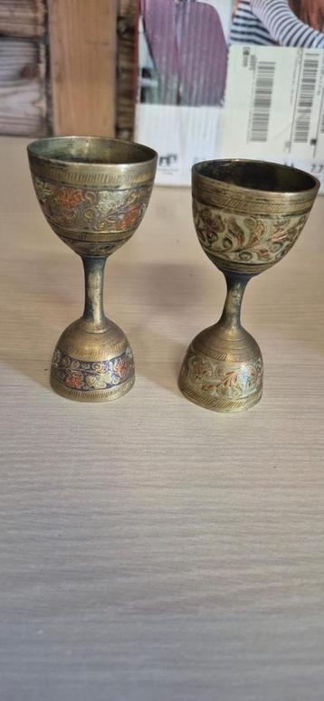 2 decoratieve kelken, Enlèvement, Comme neuf