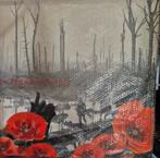 Nieuw Kader in flander field, Antiek en Kunst, Ophalen