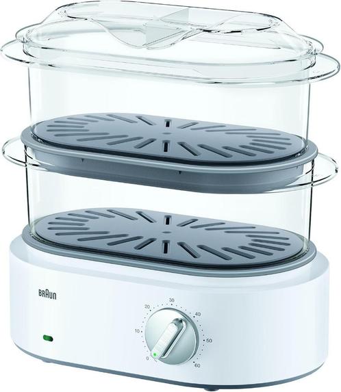 Braun FS5100WH Cuiseur Vapeur Electrique Blanc Neige, Elektronische apparatuur, Rijstkokers, Zo goed als nieuw, Ophalen