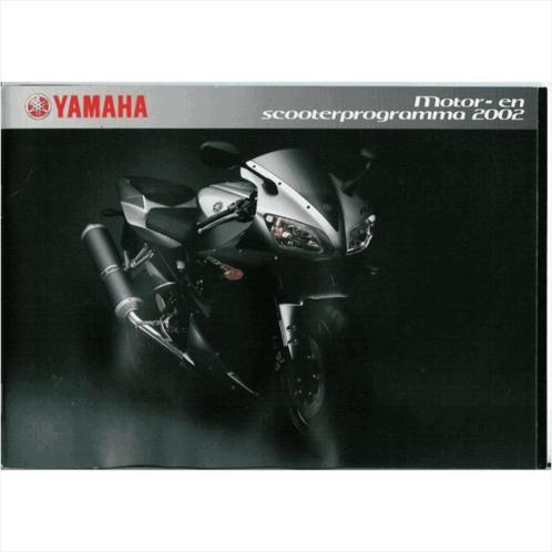 Yamaha Motor en Scooter programma Brochure 2002 #1 Nederland, Boeken, Auto's | Folders en Tijdschriften, Gelezen, Ophalen of Verzenden