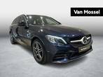 Mercedes-Benz C-Klasse Break C 300 de AMG LINE + LEDER + BUR, Auto's, Automaat, Stof, Euro 6, Blauw