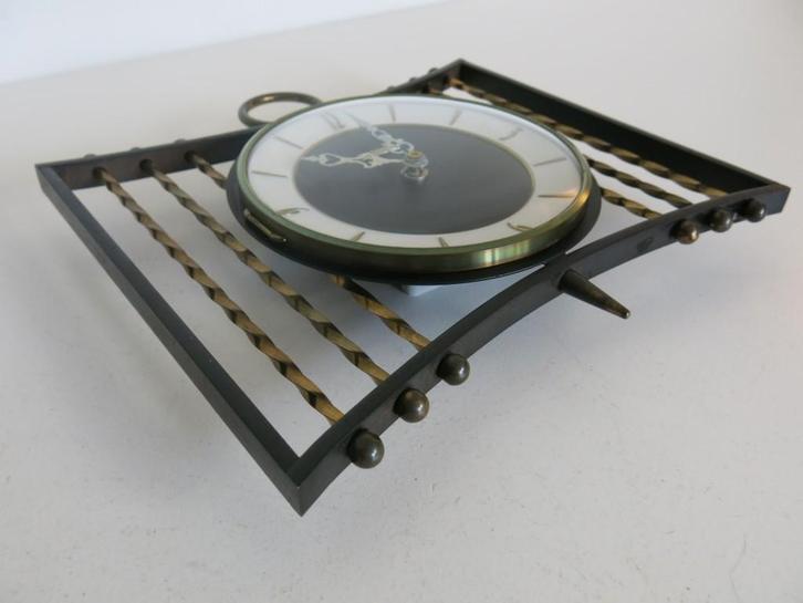 Horloge murale Bayer vers 1950, Antiquités & Art, Antiquités | Horloges, Enlèvement ou Envoi