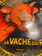 Originele La Vache qui Rit rond 1920     .. BLIK zeldzaam!!!, Verzamelen, Merken en Reclamevoorwerpen, Ophalen of Verzenden, Zo goed als nieuw