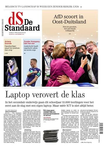 GEZOCHT oude kranten De Standaard / De Morgen, Boeken, Ophalen, Gelezen, Krant