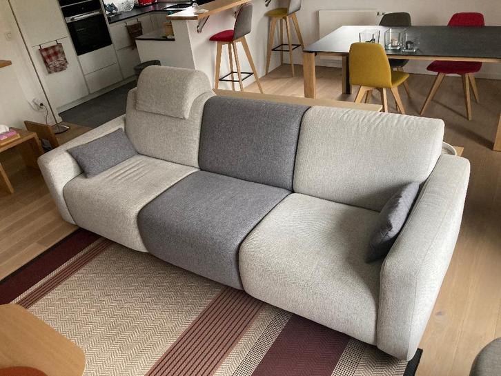 Canapé Vilmers modulable 3 pl. (2pl. + 1pl.), Maison & Meubles, Canapés | Salons, Utilisé, Banc droit, Autres dimensions, 100 à 125 cm